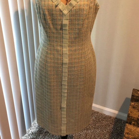 Vintage Carmen Marc Valvo collection sz 10 dress designer romantic night out - Picture 5 of 10